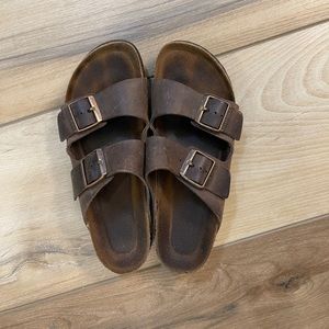 Used Two Strap Brown Birkenstocks